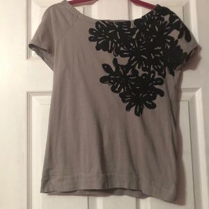 Black and Gray Short Sleeved with Black Detaling